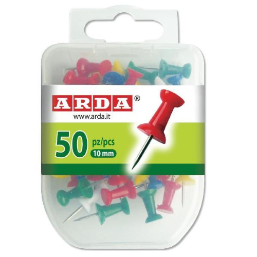 ARDA SPILLI CLESSIDRA GAMBO 1 CM COLORI ASSORTITI CONF 50 Pz.